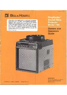 Bell and Howell RingMaster manual. Camera Instructions.